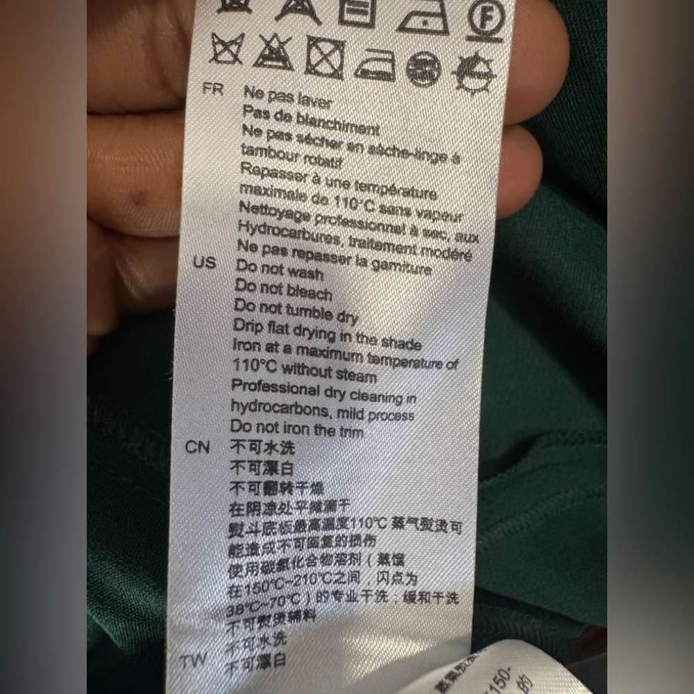 Sandro Elegant Green Wrap Mini Dress - Picture 6 of 15